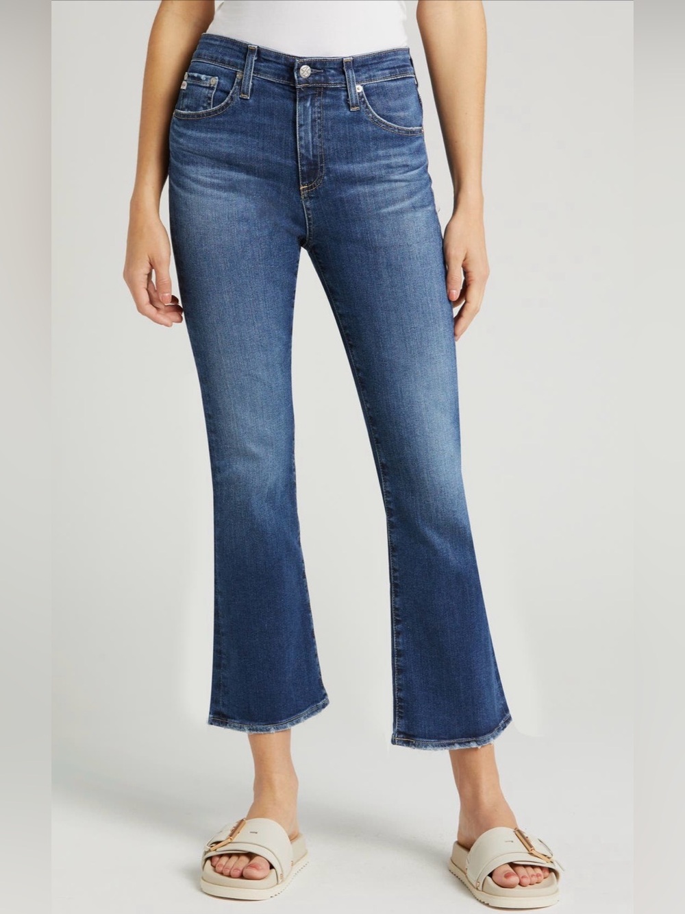 AG Farrah High Waist Crop Bootcut Jeans 14 Years Collector Size 30